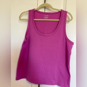 J.Crew Fuchsia Jersey Tank